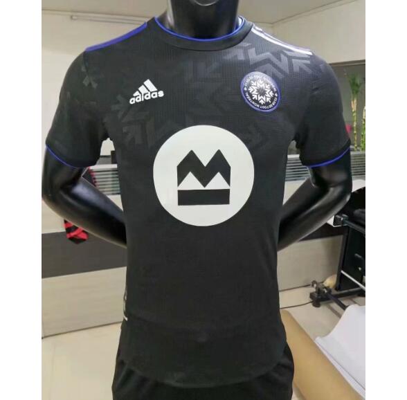 2021/22 Montreal Impact Home Black Soccer Jersey Shirt Player Version